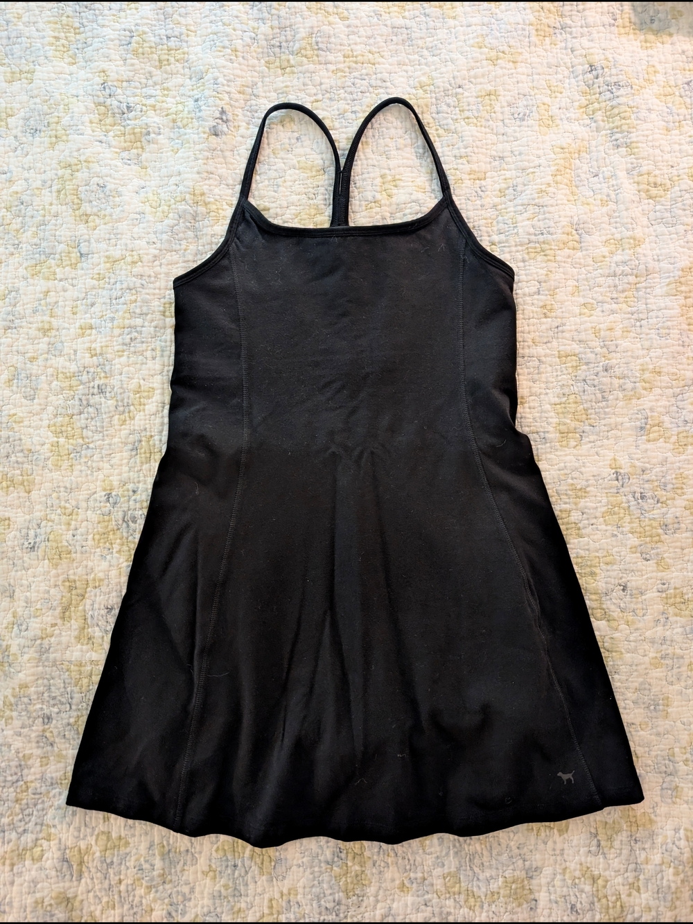 Black Cotton Athletic Dress